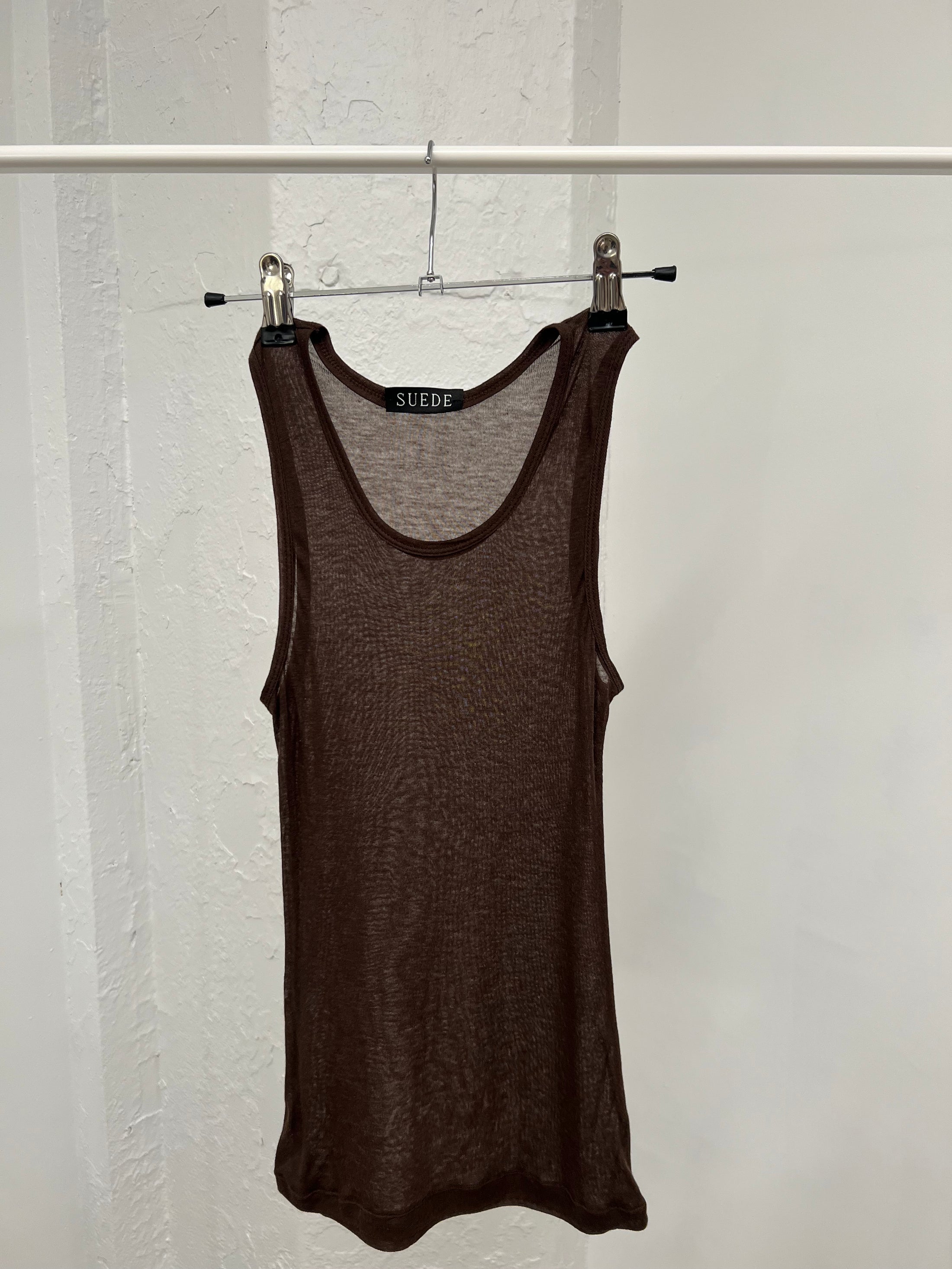 SUEDE TANK